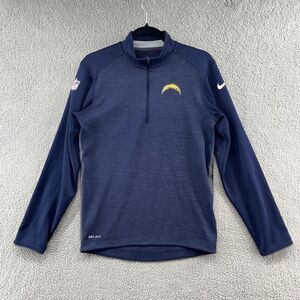Nike Navy Los Angeles Chargers Fan Gear Element Half-Zip Performance Jacket XS